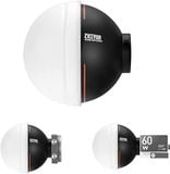  Zhiyun Molus X100 RGB 2500K-10000K đèn led 100W cầm tay nhiều màu 