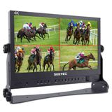  Feelworld SEETEC ATEM156 4K 15.6" Quad-Split Monitor with 4 x HDMI I/O For Switchers 