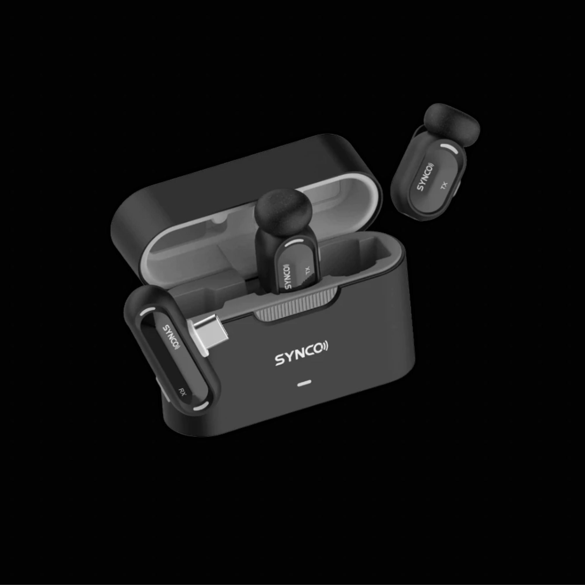  SYNCO SMIC MINI - Micro Không Dây Cài Áo Chống Ồn Mini Cho Điện Thoại Type-C, Âm Thanh 48kHz/24-bit 