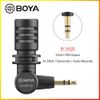  BOYA BY-M100 Mic thu âm Plug-in dành cho điện thoại, máy ảnh, máy tính 