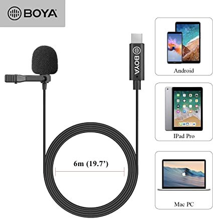  MICRO cài áo Boya BY-M3 cổng kết nối TYPE C (FB238) 