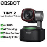  Webcam OBSBOT Tiny 2 AI Powered PTZ 4K 