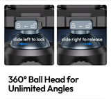  Ulanzi T100 – Đầu Bi Hợp Kim Xoay 360° Cho Chân Máy Ảnh DSLR, Đế Nhanh Uka, Tripod Máy Ảnh & Action Camera 