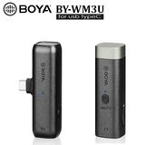  Boya BY-WM3U – Micro thu âm Không Dây Wireless Cho Các Thiết Bị Android Smartphone, Cameras (2.4 GHz) 