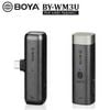  Boya BY-WM3U – Micro thu âm Không Dây Wireless Cho Các Thiết Bị Android Smartphone, Cameras (2.4 GHz) 