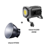  Ulanzi VL-200Bi công suất 200W - Đèn Led COB Bi-Color 6500K App Remote CRI95 