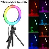  ULANZI VIJIM K9 RGB – Đèn LED đổi màu Ring Light Stand + Phone Holder 