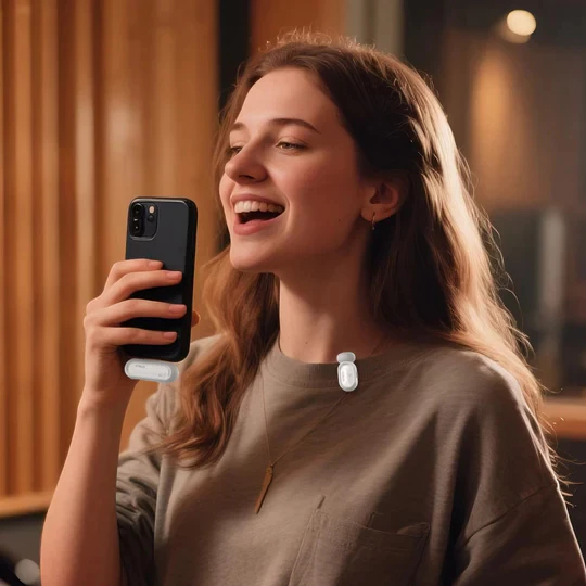  SYNCO SMIC MINI - Micro Không Dây Cài Áo Chống Ồn Mini Cho Điện Thoại Type-C, Âm Thanh 48kHz/24-bit 