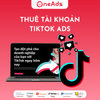Dịch vụ thuê tài khoản quảng cáo TikTok Ads