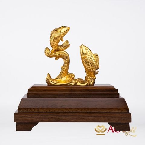 Song Ngư dát vàng 24k (mẫu 1)