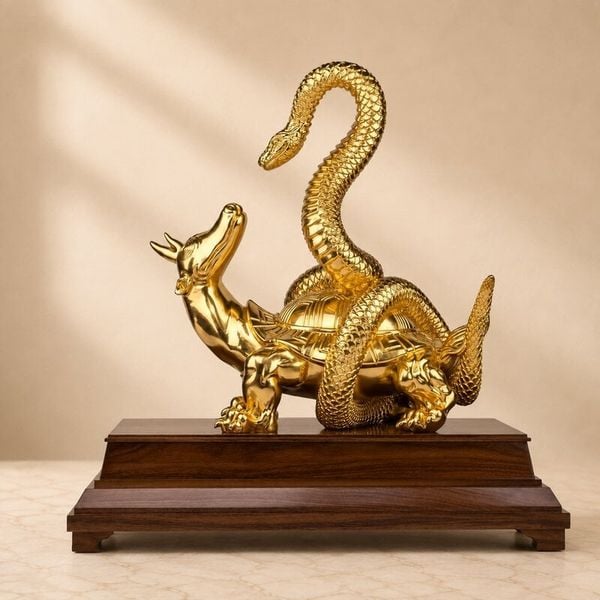 Quà tặng Huyền Vũ dát vàng 24k