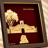 Tranh Thành Cổ Quảng Trị dát vàng 24k