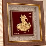 Tranh Trâu dát vàng 24k (Mẫu 1)