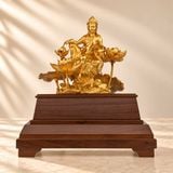 Tượng Quán Tự Tại Bồ Tát dát vàng 24k