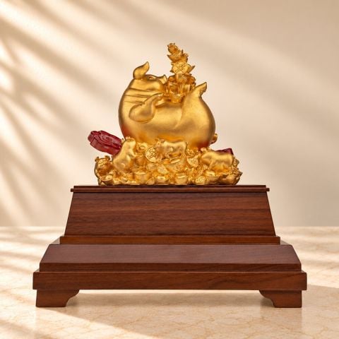 Tượng Heo Tài Lộc Gia Đình Cỡ Lớn