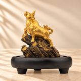 Tượng Trâu dát vàng 24k (Mẫu 3)