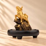 Tượng Trâu dát vàng 24k (Mẫu 3)