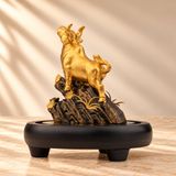 Tượng Trâu dát vàng 24k (Mẫu 3)