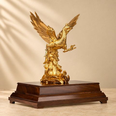 Chu Tước dát vàng 24k (mẫu 3)