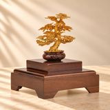 Chậu Cây Tài Lộc dát vàng 24k (mẫu 2)