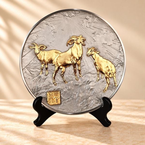 Đĩa Pewter Tam Dương Khai Thái