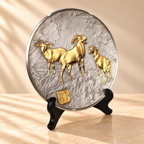 Đĩa Pewter Tam Dương Khai Thái