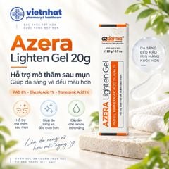 Azera Lighten Gel 20g - Gel dưỡng hỗ trợ giảm thâm sau mụn, cấp ẩm sáng da