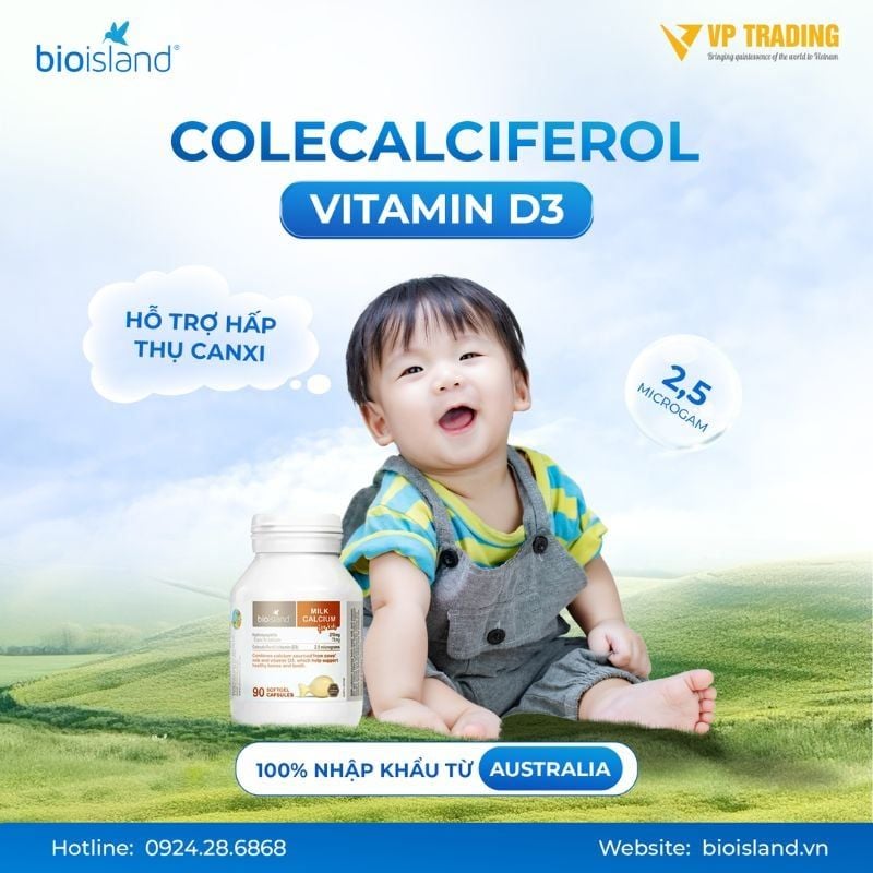 Canxi Bio Island Cho Bé – Bổ Sung Canxi Và Vitamin D3, Hỗ Trợ Phát Triển Chiều Cao Cho Trẻ Từ 7 Tháng Tuổi