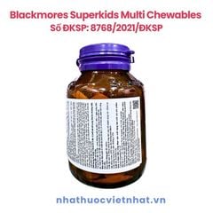 Blackmores Superkids Multi Chewables: Bổ sung vitamin tổng hợp cho trẻ 2-12 tuổi