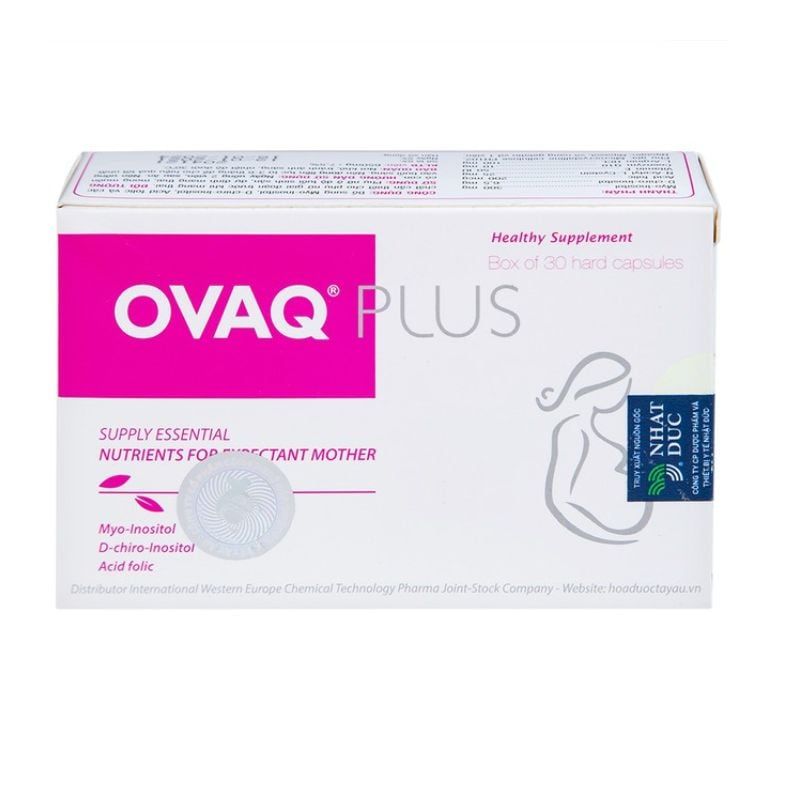 OVAQ Plus, Bổ Sung Vitamin Tổng Hợp Cho Phụ Nữ Chuẩn Bị Mang Thai (Hộp 30 Viên)