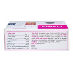 OVAQ Plus, Bổ Sung Vitamin Tổng Hợp Cho Phụ Nữ Chuẩn Bị Mang Thai (Hộp 30 Viên)