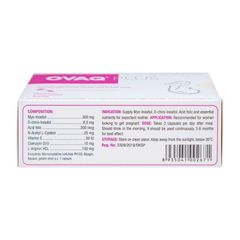 OVAQ Plus, Bổ Sung Vitamin Tổng Hợp Cho Phụ Nữ Chuẩn Bị Mang Thai (Hộp 30 Viên)