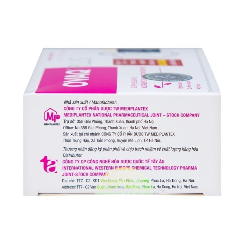 OVAQ Plus, Bổ Sung Vitamin Tổng Hợp Cho Phụ Nữ Chuẩn Bị Mang Thai (Hộp 30 Viên)