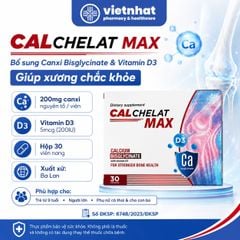 Calchelat Max - Bổ Sung Canxi Bisglycinate Và Vitamin D3 Giúp Xương Chắc Khoẻ