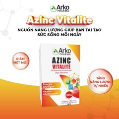 Azinc Vitalité - Bổ sung vitamin và khoáng chất, hỗ trợ tăng cường sức khoẻ, giảm mệt mỏi