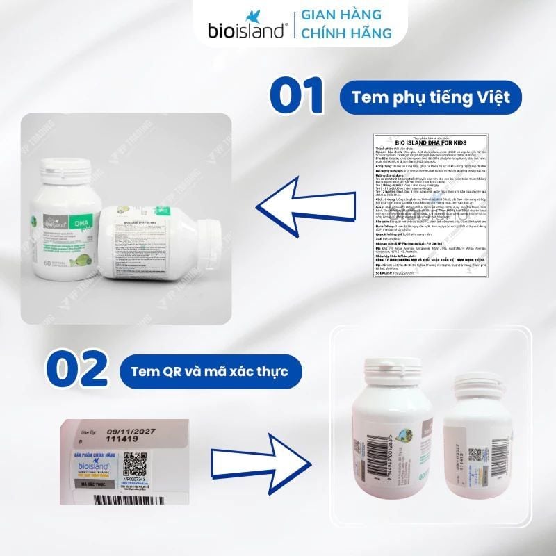 DHA Bio Island cho bé - Hỗ trợ phát triển trí não và thị giác toàn diện từ Úc