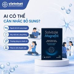 Solvitale Magnefol (Magie Xanh) - Hỗ Trợ Giảm Căng Thẳng, Cải Thiện Giấc Ngủ, Hộp 30 Viên