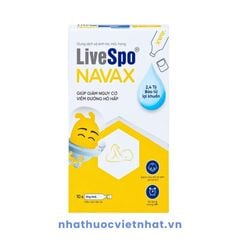 Livespo Navax Kids - Dung dịch vệ sinh tai mũi họng với bào tử lợi khuẩn cho trẻ sơ sinh và trẻ nhỏ