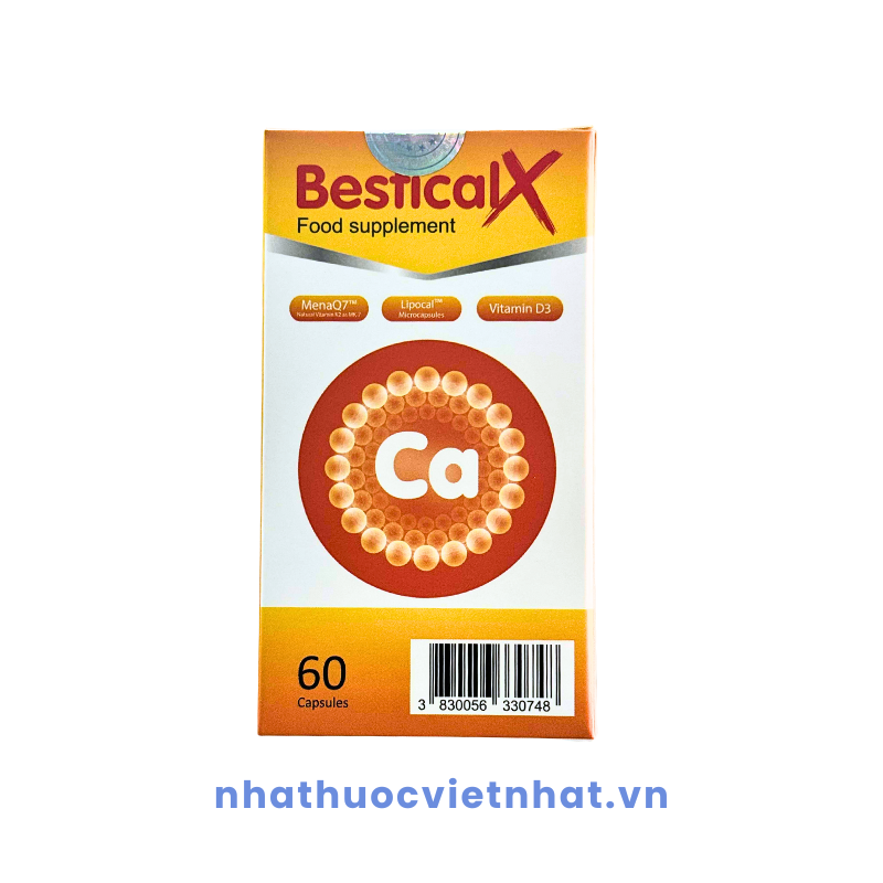 Bestical X - Canxi sinh học dạng viên cho trẻ em từ 8 tuổi và người lớn