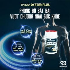 Tinh Chất Hàu Goodhealth Oyster Plus - Bí quyết Tăng Cường Sinh Lý Nam Hiệu Quả, Hộp 60 Viên (Nhập khẩu chính hãng)