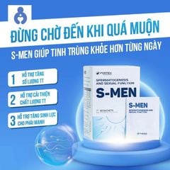 Bổ Tinh Trùng S Men Chính Hãng - Giải Pháp Cải Thiện Chất Lượng Tinh Trùng Cho Nam Giới