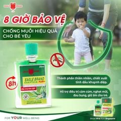 Dầu Khuynh Diệp Chống Muỗi Eagle Brand Eucalyptus Oil Plus Chính Hãng