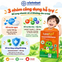 LaminKid I - Cốm hỗ trợ ăn ngon, tăng cường đề kháng cho trẻ từ 6 tháng tuổi