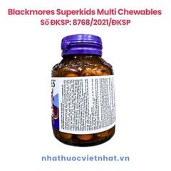 Blackmores Superkids Multi Chewables: Bổ sung vitamin tổng hợp cho trẻ 2-12 tuổi