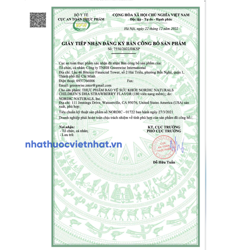 Viên nhai Nordic Naturals Children's DHA mini vị dâu, giải pháp bổ sung DHA tối ưu cho trẻ từ 3 tuổi