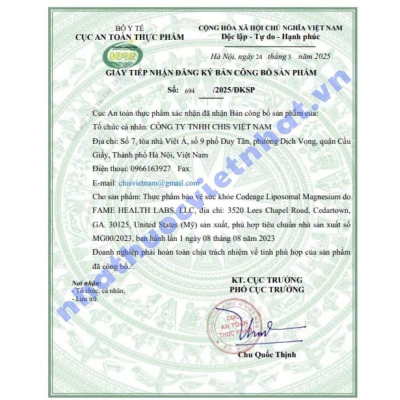 Liposomal Magnesium Glycinate Codeage - Viên Uống Bổ Sung Magie, Hỗ Trợ Cải Thiện Giấc Ngủ