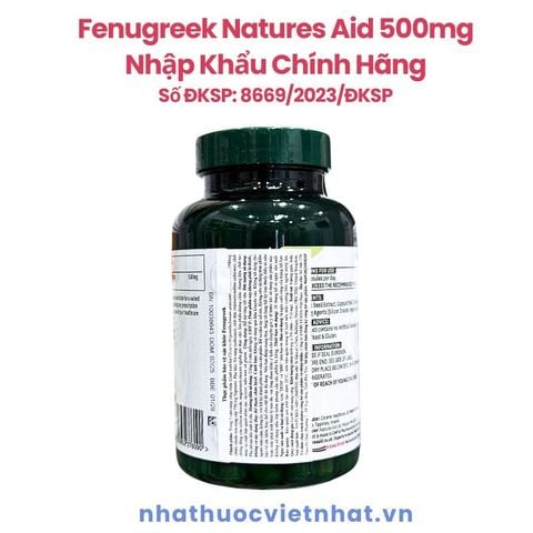 Viên Uống Lợi Sữa Fenugreek Cho Mẹ Sau Sinh, 90 viên