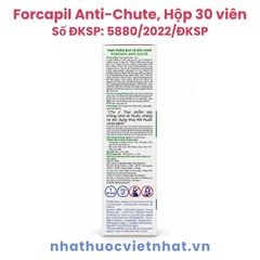 Forcapil Anti-Chute - Viên uống hỗ trợ tóc chắc khỏe, giúp giảm nguy cơ rụng tóc