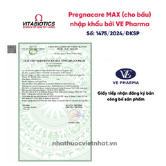 Pregnacare Max - Vitamin tổng hợp cho bà bầu số 1 tại Anh Quốc với công thức vượt trội, nhập khẩu chính hãng