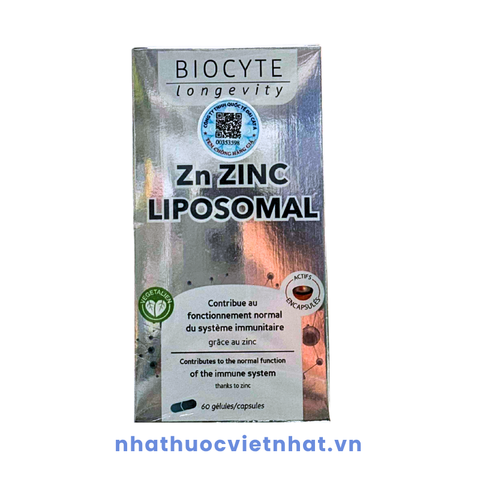Viên Uống Bổ Sung Kẽm Zn Zinc Liposomal, Hỗ Trợ Giảm Mụn Hiệu Quả
